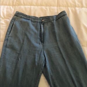 The room light wash jeans